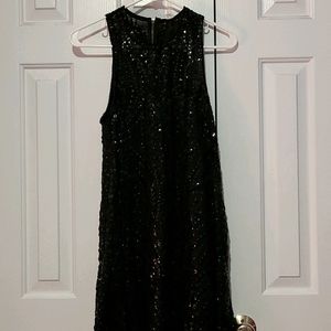 RAGA fully beaded tank mini dress NWT